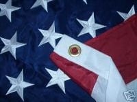 6'X10' American Made US American Flag Sewn and Embroidered Nylon