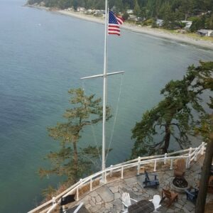 30' Foot Tapered Aluminum Nautical Flagpole