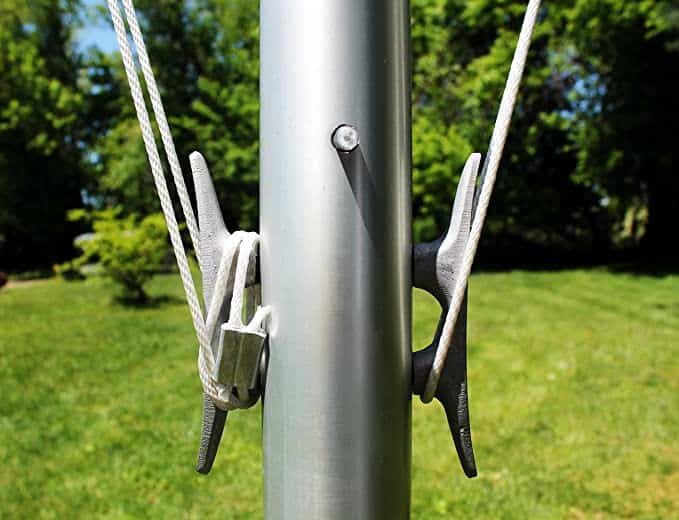 25' Foot Tapered Aluminum Nautical Flagpole - Image 5