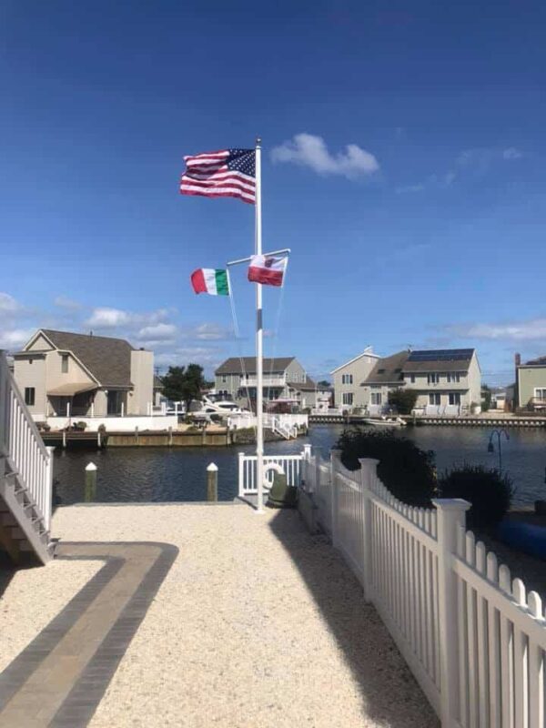 aura flag poles from Bob's Flagpoles
