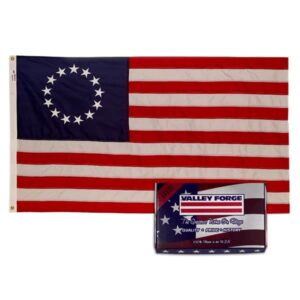 Bob's Flagpole Company betsy ross 13-star american flag nylon sewn and embroidered