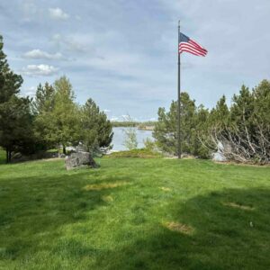 30' Commercial Tapered Flagpole Internal Halyard, Hand Crank