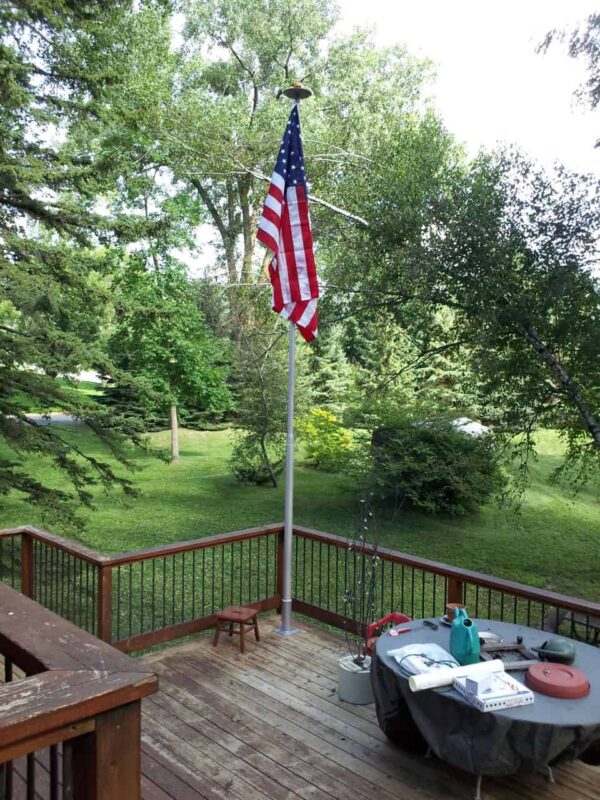 titan deck mount from Bob's Flagpoles