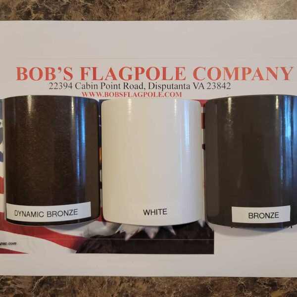 Bob's Flagpoles color options