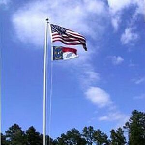 17', 23' and 28' 2.75" Diameter Sectional Super Strong Flagpoles - made with 10 Gauge Aluminum