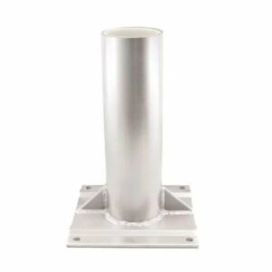 Titan Aluminum Deck Mount for 3" OD Flagpole base DM20