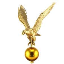 12" American Gold Eagle for Your Flagpole