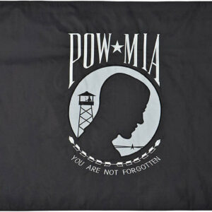 3'X5' POW/MIA Sewn and Embroidered Nylon 2 sided 150D