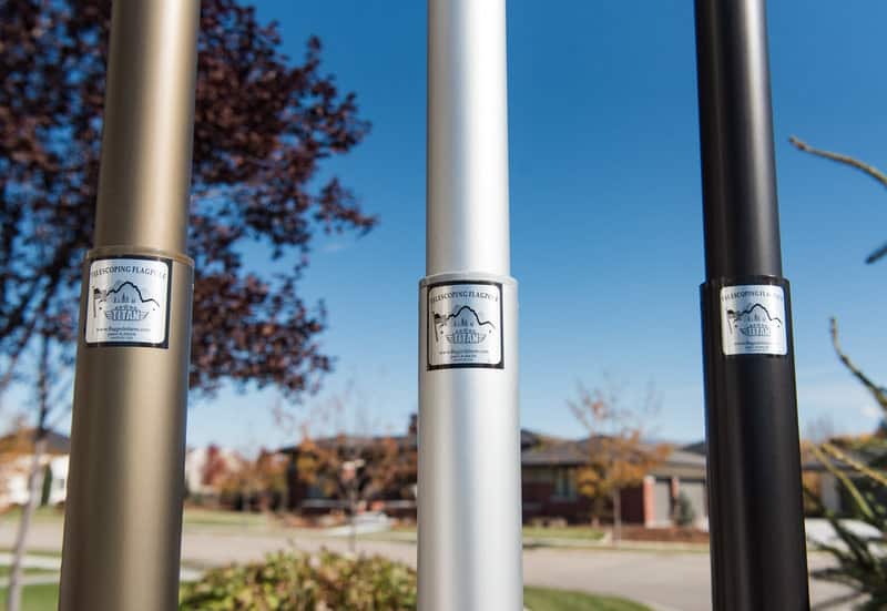 25' Super Heavy High Wind 12 Gauge Titan Aluminum Telescoping Flagpole - Image 4