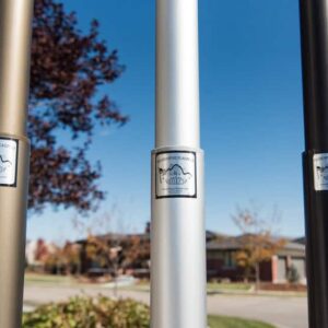 25' Super Heavy High Wind 12 Gauge Titan Aluminum Telescoping Flagpole