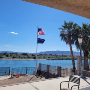 25' commercial grade high wind tapered aluminum flagpole from Bob's Flagpoles