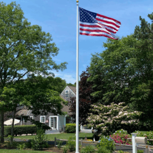 No Cables or Ropes Showing Severe Weather ZEUS Fiberglass Flagpoles