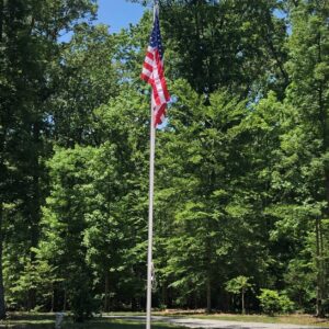 20' Extreme High Wind Tapered Aluminum Flagpole Commercial Grade 5" Base with 4X6 USA Flag