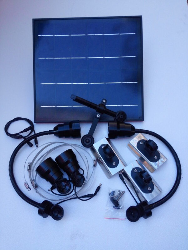 Solar Flagpole Super Lighting Kit High End Commercial CREE Bullhorn - Image 3