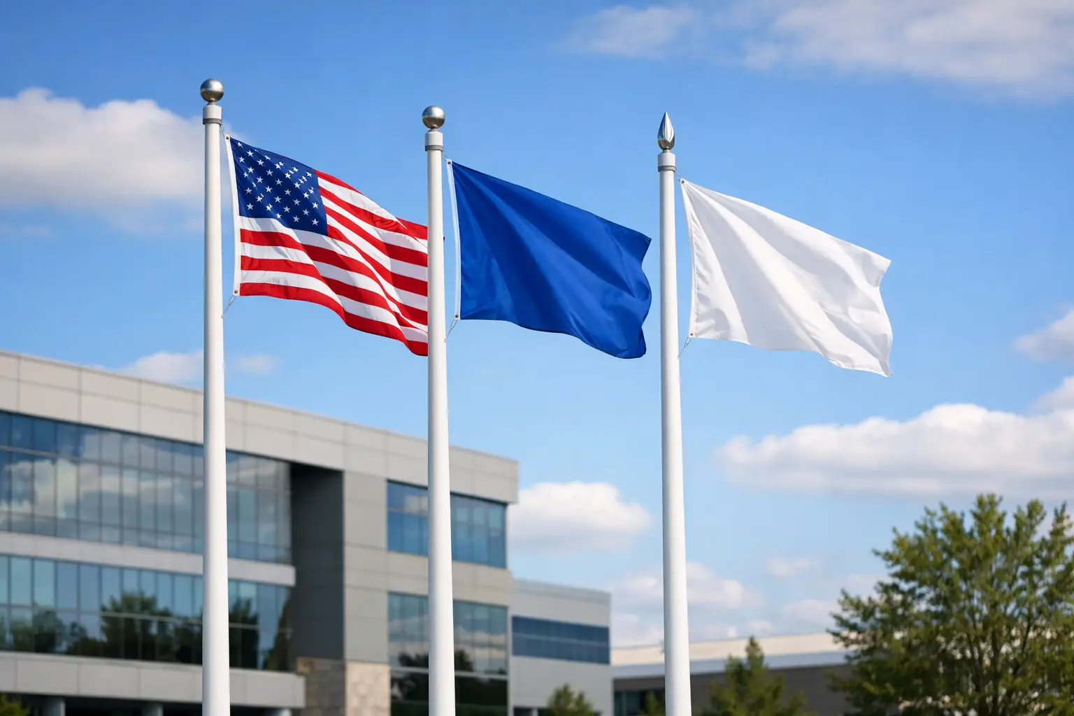 Commercial Fiberglass Flagpole Options