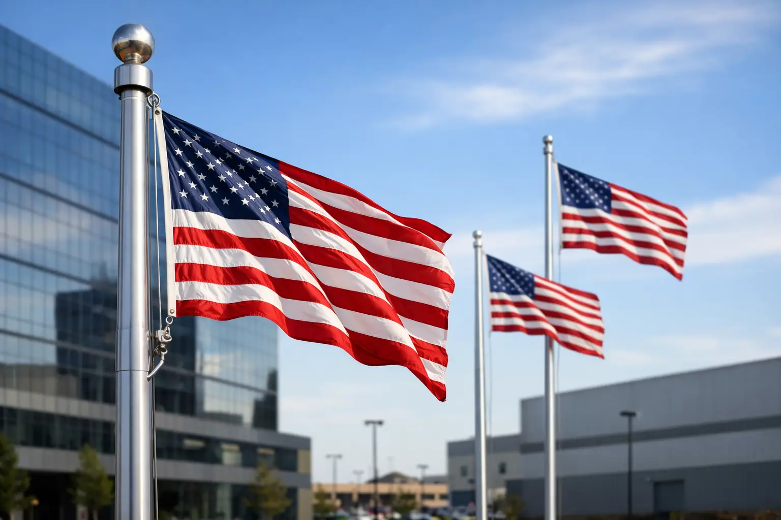 Commercial Flagpoles That Fit the Job