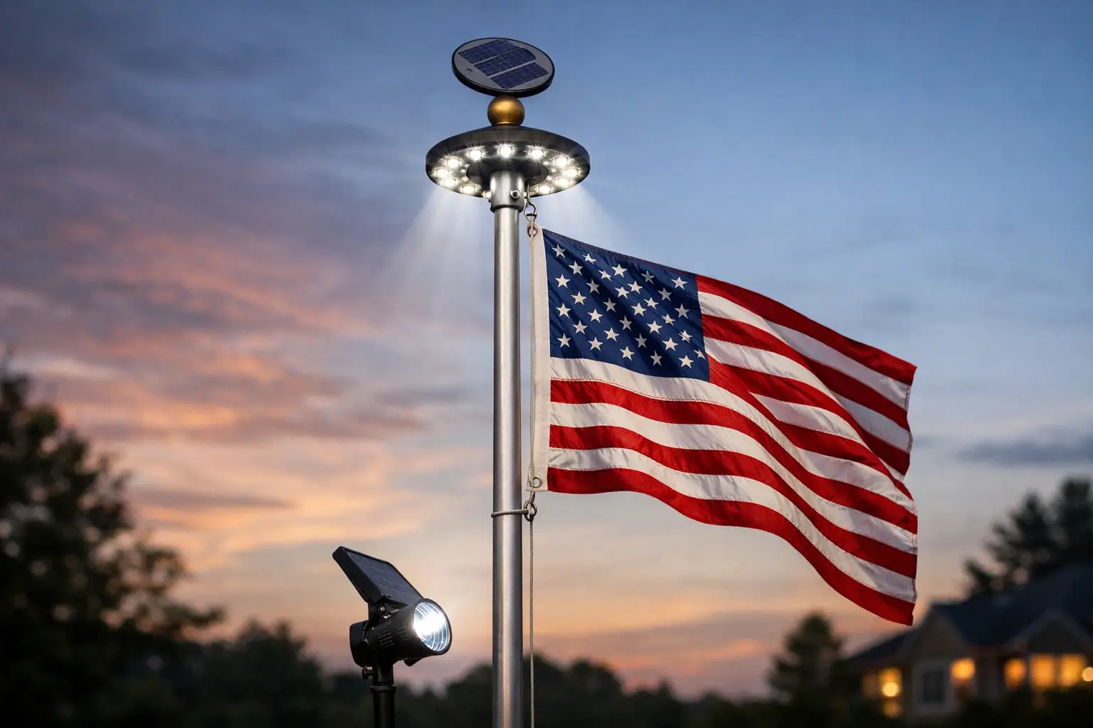 Top Solar Lights for Flagpoles