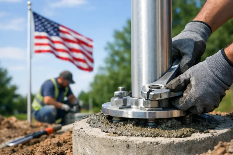 How to Anchor Flagpole the Right Way