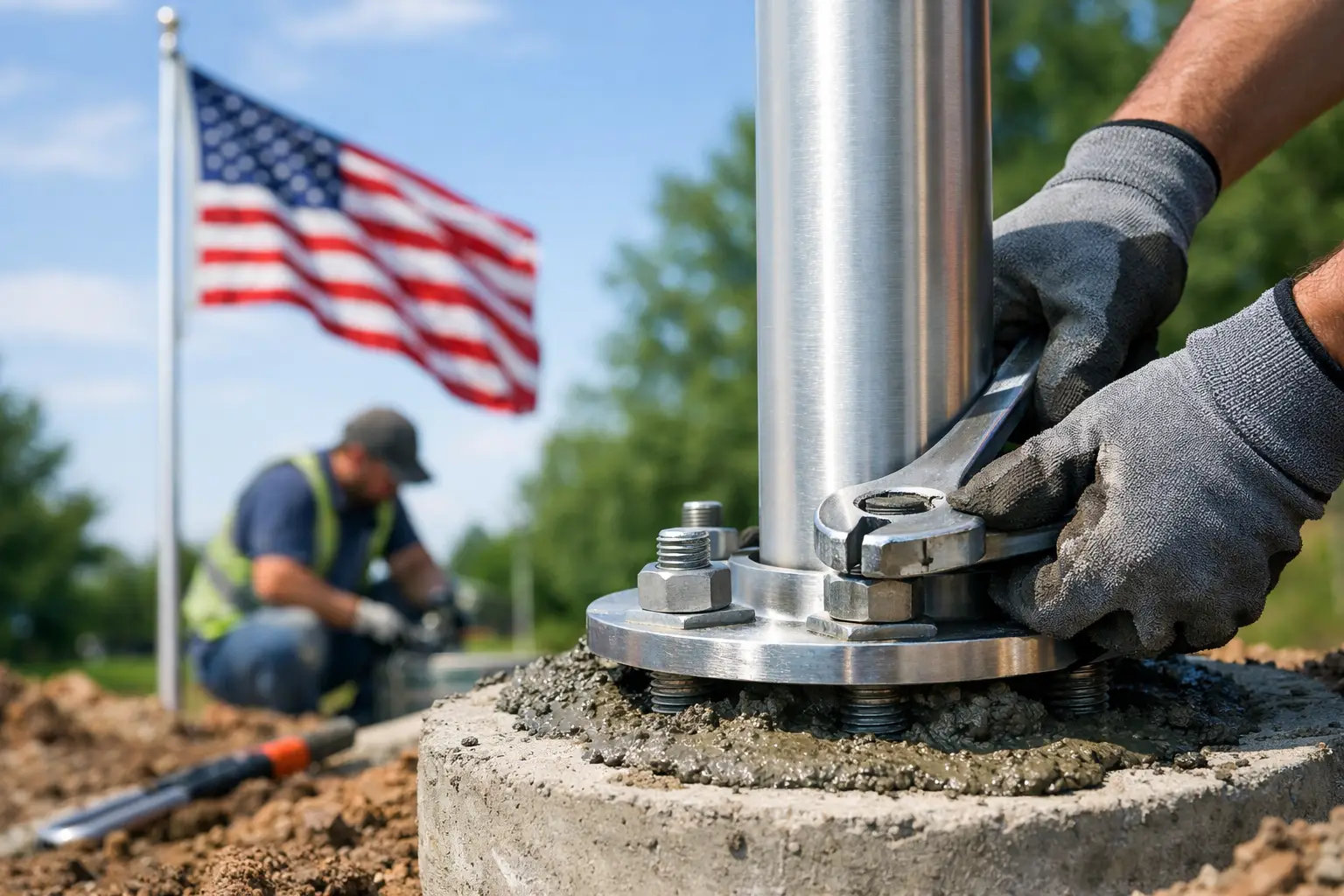 How to Anchor Flagpole the Right Way