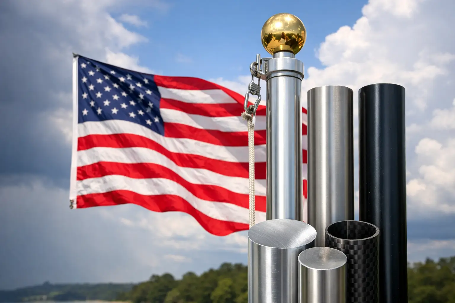 Weather Resistant Flagpole Materials That Last