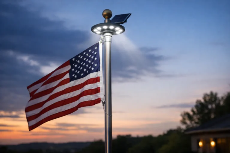 Are Solar Flagpole Lights Worth It for Your Pole?